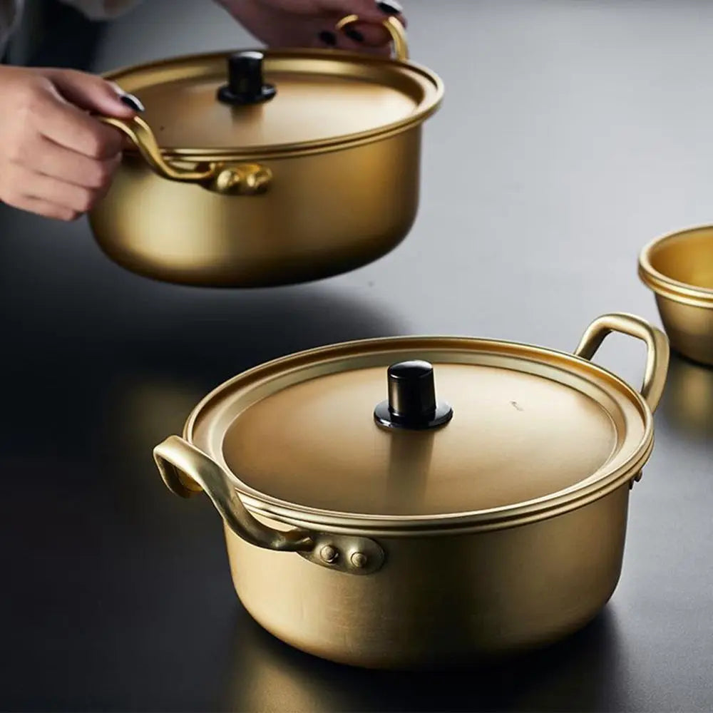 Golden Korean Ramen Pot