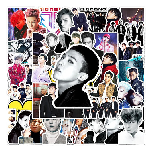 K-Pop Inspired Sticker Pack (50-Piece Set) – Laptop, Phone & Everyday Accessories