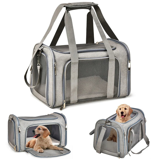 Soft-Sided Dog & Cat Carrier Bag | Travel Pet Carrier for Pets